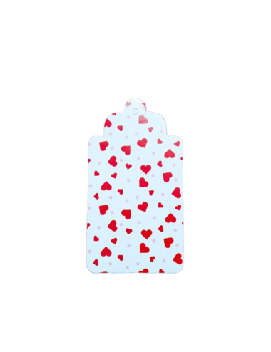 TAG CORAZONES ROJO...
