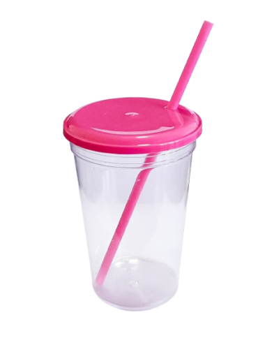 VASO RAIMBOW FUCSIA X 500ML...