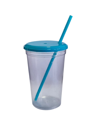 VASO RAIMBOW TURQUEZA X...