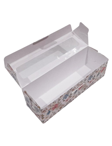 CAJA MACARONS ALBA 20X6X6CM...