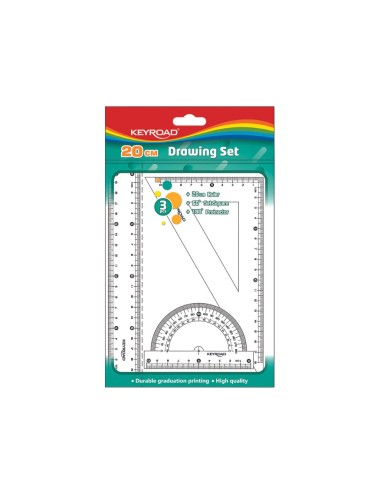 SET DE GEOMETRIA 20 CM X 3...