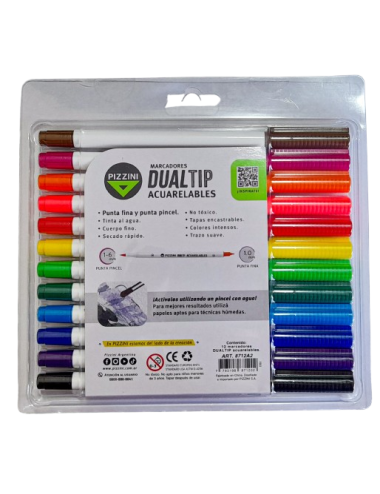 MARCADOR DOBLE PUNTA...