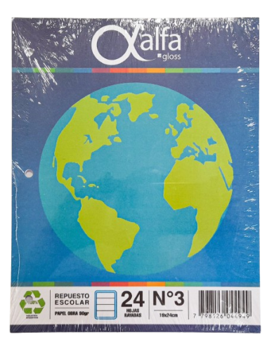 REPUESTO ESCOLAR N?3 ALFA...