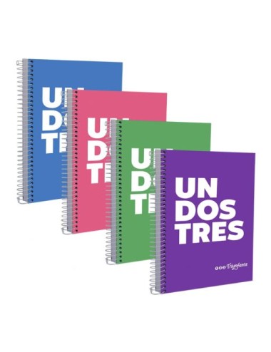 CUADERNO C/ESPIRAL 21X27X60...