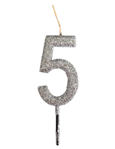 VELA N?5 GIBRE PLATEADA...