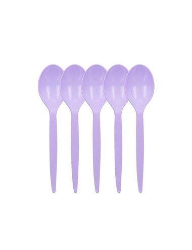 CUCHARAS SUNDAE LILA PASTEL...