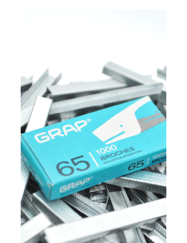 BROCHES GRAP 65 X 1000 UNID...