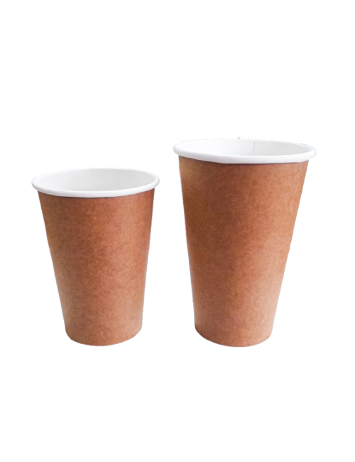 VASOS PAPEL 8 OZ CAFE KRAFT...