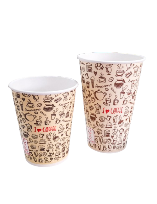 VASOS PAPEL 8 OZ CAFE...