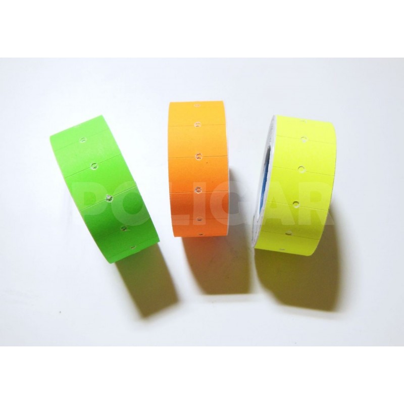 ROLLO ETIQ 12X22 FLUO AMARILLO PREMIUM            