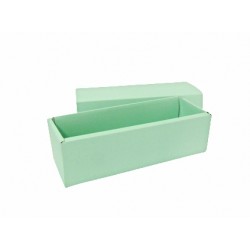 CAJA MACARONS AQUA 6X17X5CM...