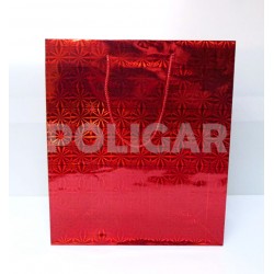 BOLSA HOLOGRAMA N 3 ROJAS...