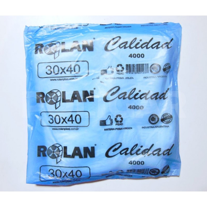 CAMISETA ROLAN 30 X 40 AZUL 4000 (REFORZADA)      