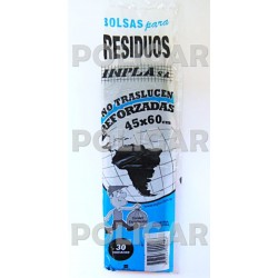 RESIDUOS REFORZADOS 45 X 60 X 30 A.D NEGRO X 50 PA