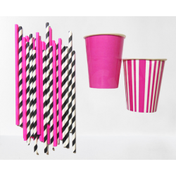 VASOS DE PAPEL 240 CC RAYAS...