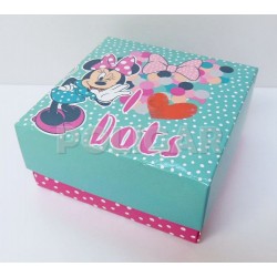 ESTUCHE CHICO MINNIE BOX 12 X 12X  06 X 50 UNI    