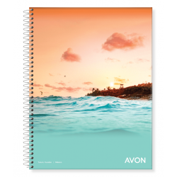CUADERNO AVON RAYADO 16X21...