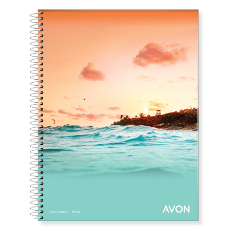 CUADERNO AVON RAYADO 16X21...