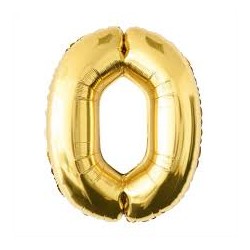 GLOBO METALIZADO ORO 14"...