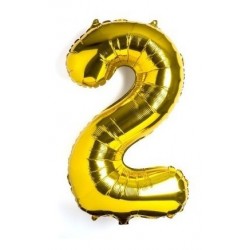 GLOBO METALIZADO ORO 14"...