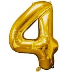 GLOBO METALIZADO ORO 14"...