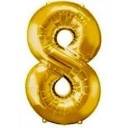 GLOBO METALIZADO ORO 14"...