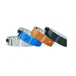 PULSERAS GLITTER PLATEADO...