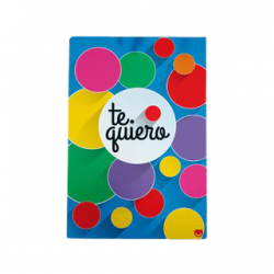 TARJETA TE QUIERO / BUBBLES...