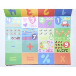 BLOCK CARTULINA LETRAS Y NUMEROS X 20 HOJAS       