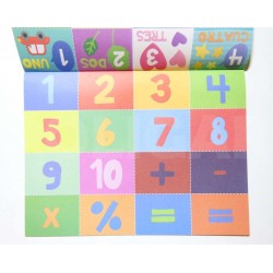 BLOCK CARTULINA LETRAS Y NUMEROS X 20 HOJAS       