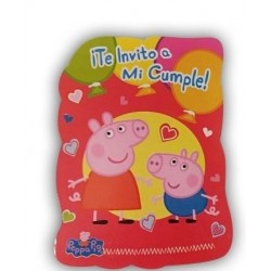 TARJETA DE INVITACION PEPPA...
