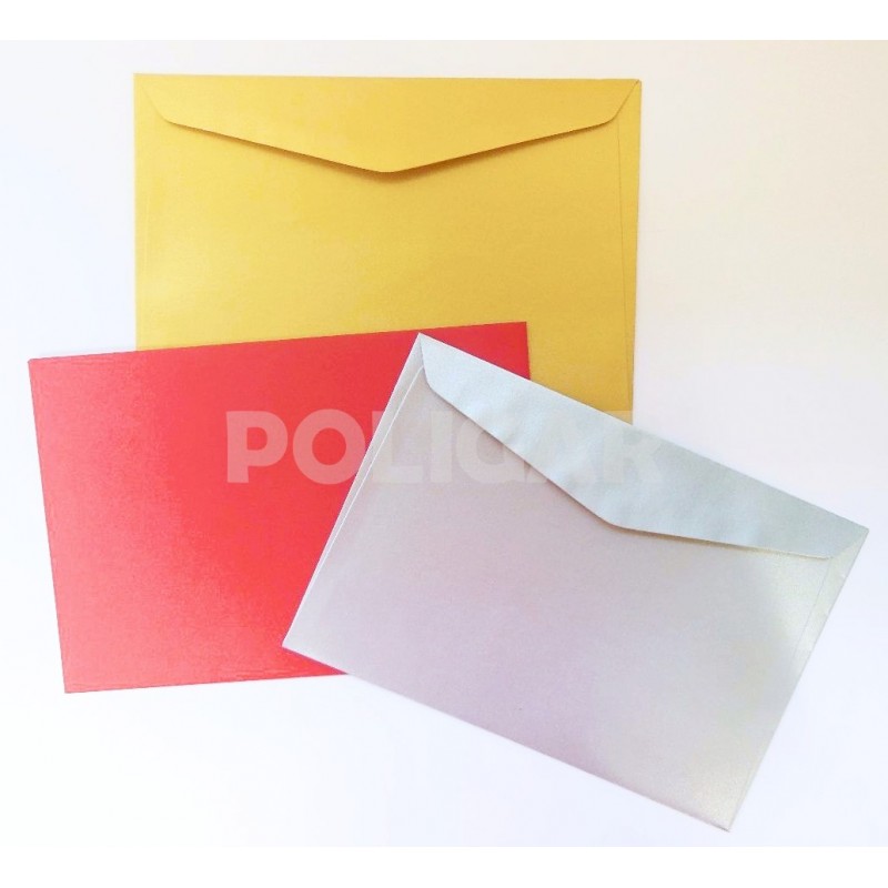 SOBRE MEDORO ROJO 14 X 20 X 10 UNIDADES           