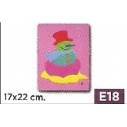 ENCASTRES MU?ECO DE NIEVE...