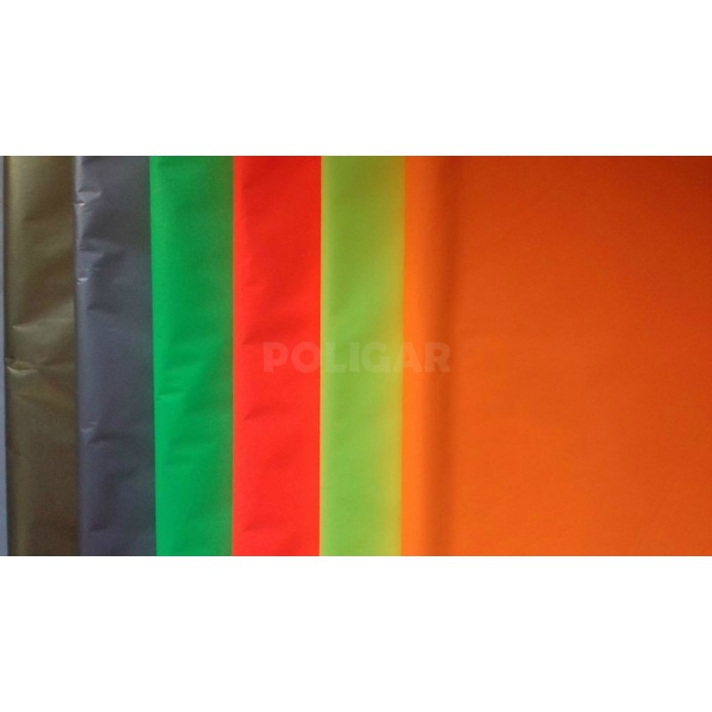PAPEL SEDA VERDE FLUOR                            