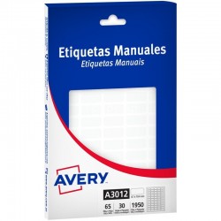 ETIQUETAS AVERY 3012...