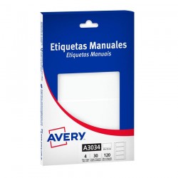 ETIQUETAS AVERY 3034...