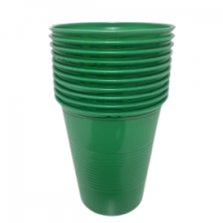 VASOS 180 CC VERDE OSCURO...