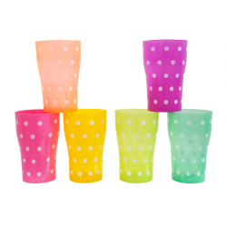 VASO COLA PP LUNARES ROSA...