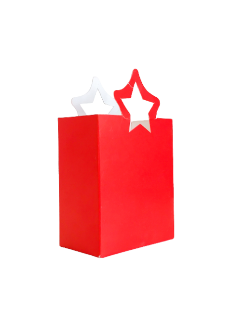 MINI BOLSA ESTRELLA ROJA...