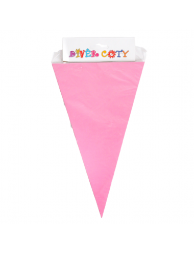 BANDERIN TRIANGULO ROSA X...
