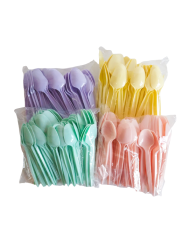 CUCHARAS SUNDAE COLORES...