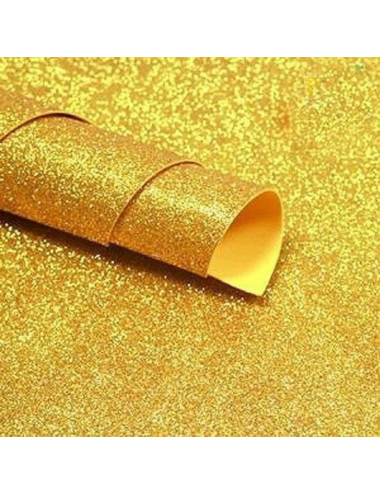 GOMA EVA GLITTER ORO...