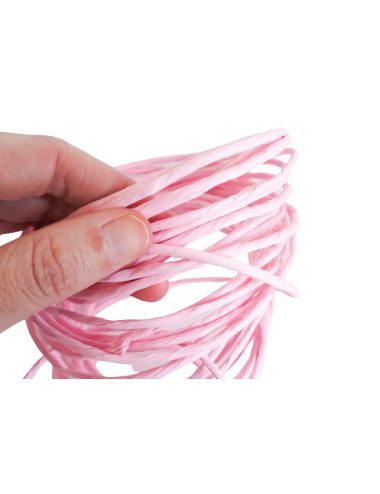 CINTA CABLE DE PAPEL ROSA X...