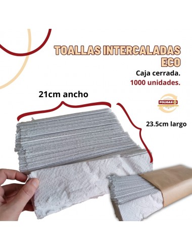 TOALLA INTERCALADA ECO 21 X...
